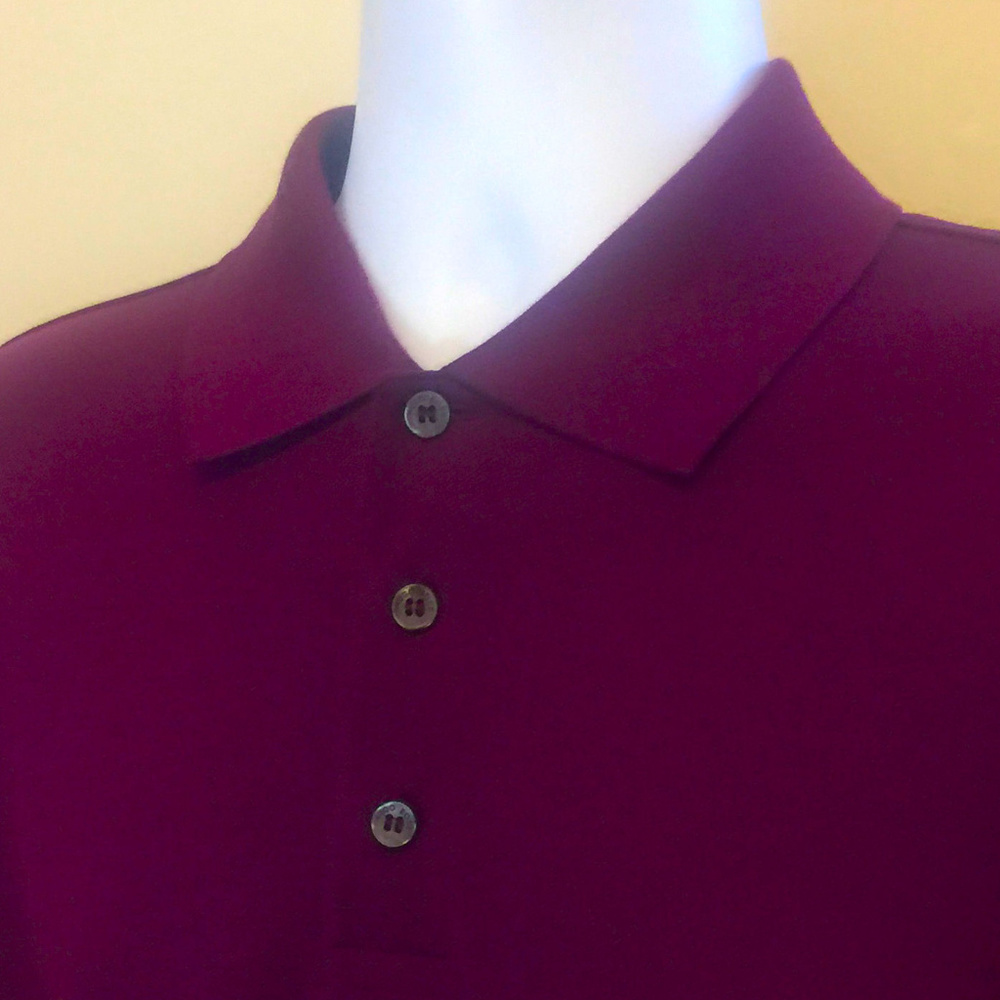 HUGO BOSS Dark Purple Pima Cotton Polo